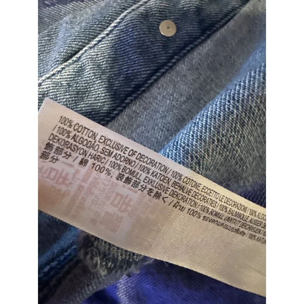 Marvel America Chavez Denim Jean Jacket Size‎ Large